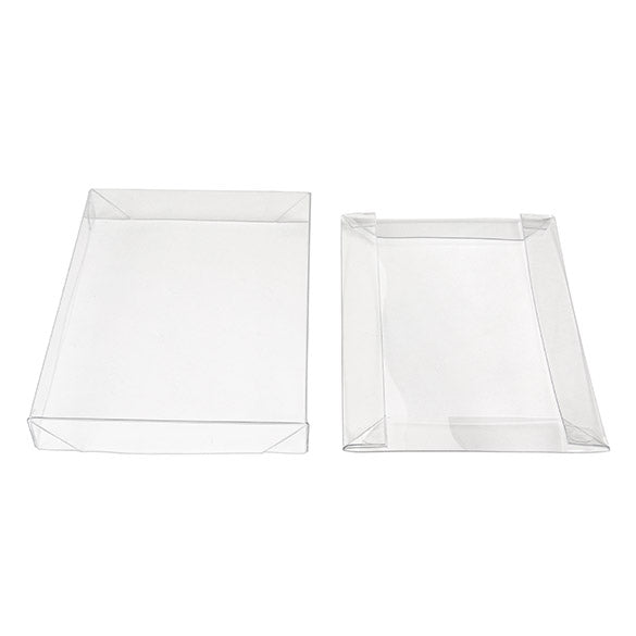 Couvercle pliant à transparence cristalline 9,7 x 1,7 x 13,8cm (25 Pièces) [BT10]