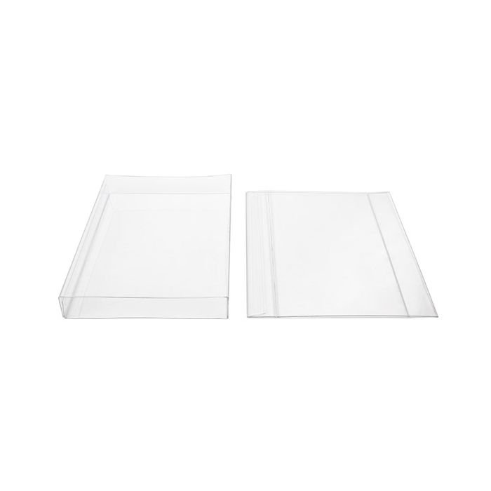 Couvercle transparence cristalline à glisser 9.7 x 1.7 x 13.7cm (25 Pièces) [SC10]