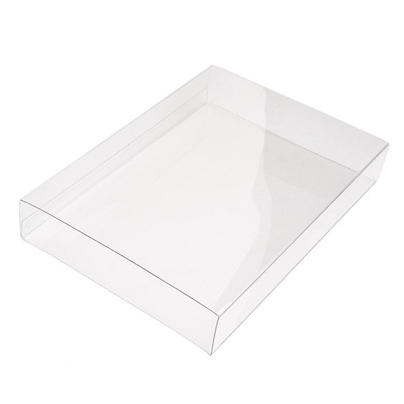 Boite à transparence cristalline avec couvercle à glisser 11.6 x 2.7 x 15.2cm (25 Pièces) [SC17]