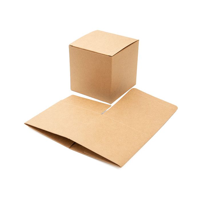Boîte Pop & Lock Kraft 10,2x10,2x10,2cm (25 pièces) [PLB56K]