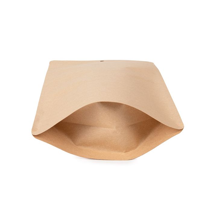 Doypack Compostable Kraft 17,2x8,9x28,6 cm sans fermeture Zip (100 pièces) [SUPEK4]