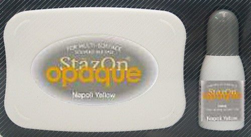 Ink Pads Stazon + Refill Napoli Yellow (1 pc)