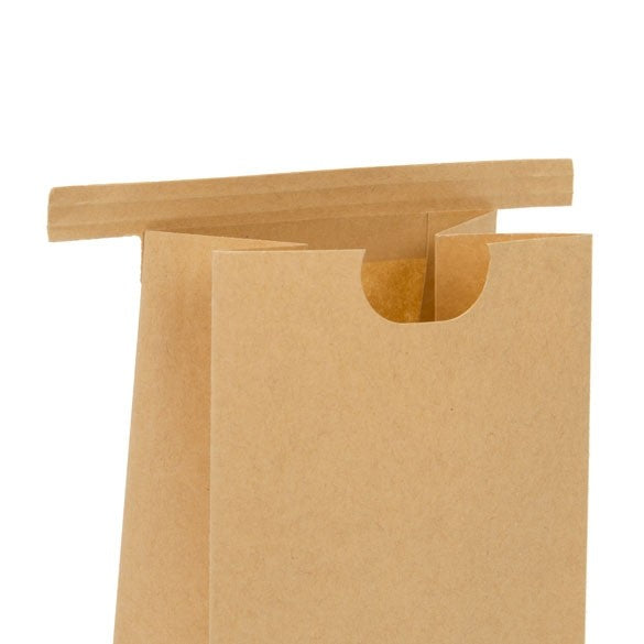 Sachet en Kraft refermables par attaches, 8,6x6,4x19,7cm (100 pièces) [TTW1K]