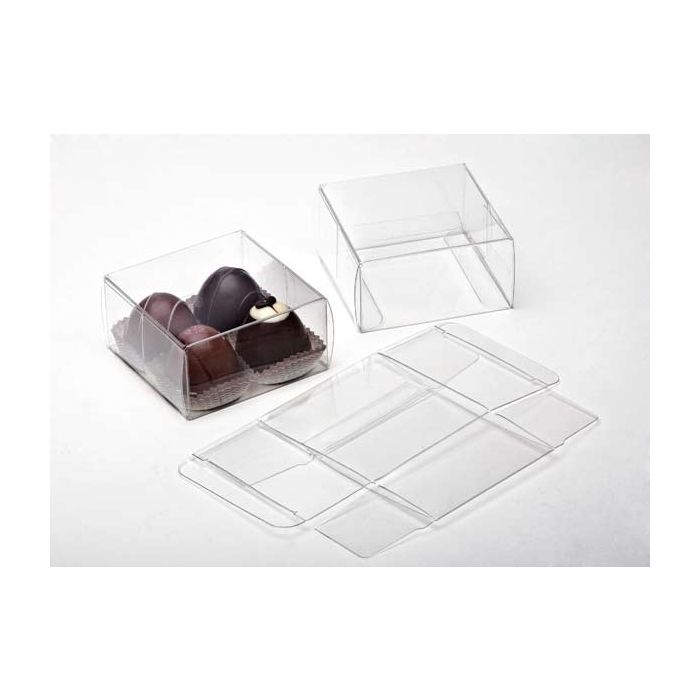 Boîtier Cadeau pour Chocolat 7x3.7x7cm (25 pièces) [FPB227]