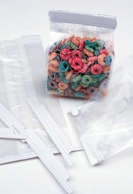 Attache twist adhésives pour sac de 10cm cm (500 Pièces) [TTA4WH]