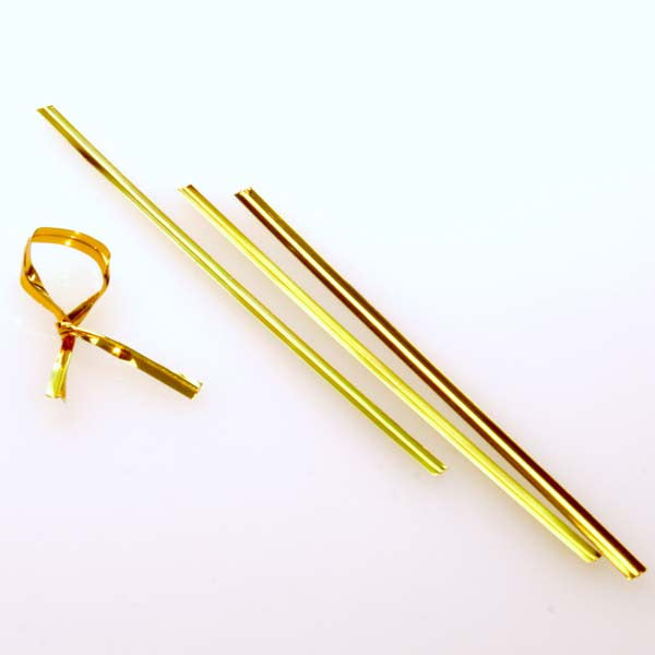 Plastique Armé - lien or métallique 15.2 x .4cm (1000 Pièces) [TT6MG]