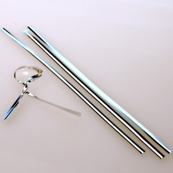 Plastique Armé - lien argent métallique 10.2 x .4cm (1000 Pièces) [TT4MS]