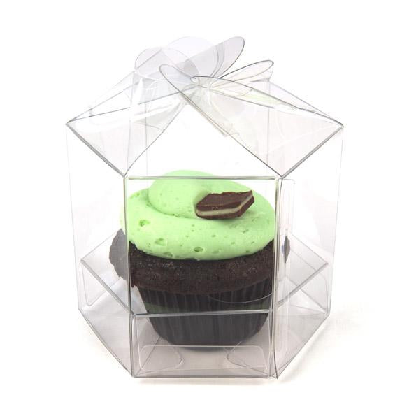 Boîte pour un seul cupcake, 8.9x8.9x9.5cm (100 Pieces) [CBS238]