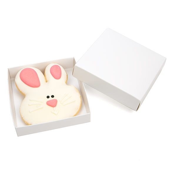 Petite Boite avec fond en carton blanc kraft 10.5x2.5x10.8cm (25 Pièces) [WH99]