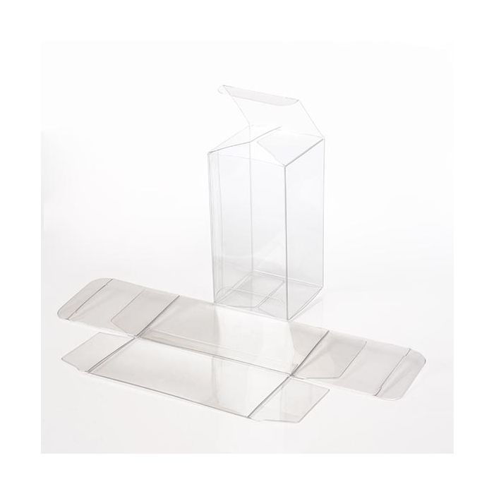 Boîtier cadeau à transparence cristalline 5.1 x 5.1 x 10.2cm (50 Pièces) [VB296]