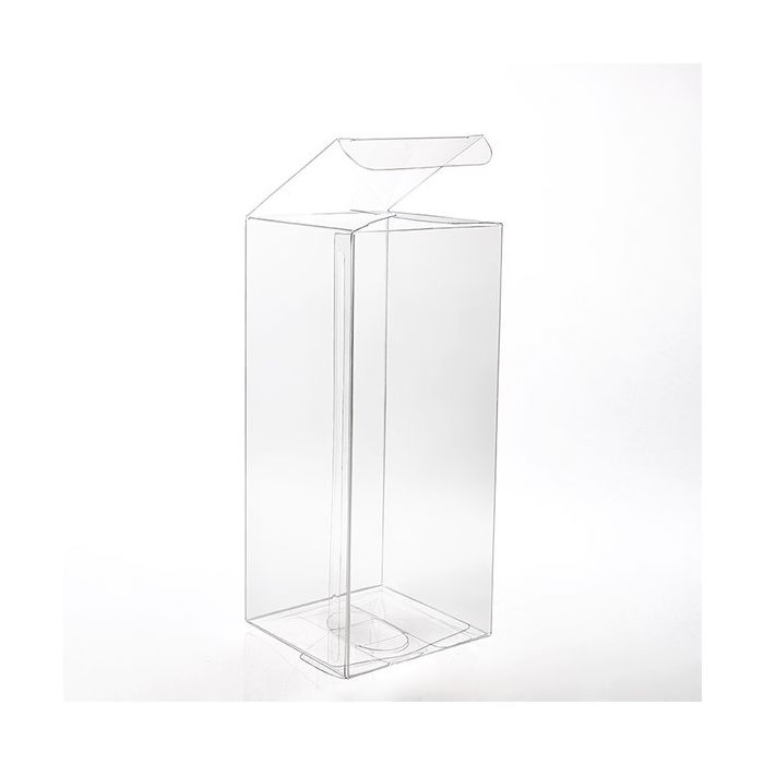 Boîtier cadeau à transparence cristalline 7.6 x 7.6 x 17.8cm (50 Pièces) [VB300]