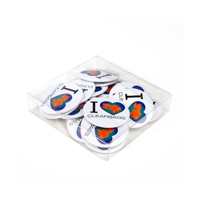 Boîtier cadeau à transparence cristalline 12.7 x 12.7 x 2.5cm (50 Pièces) [VB306]