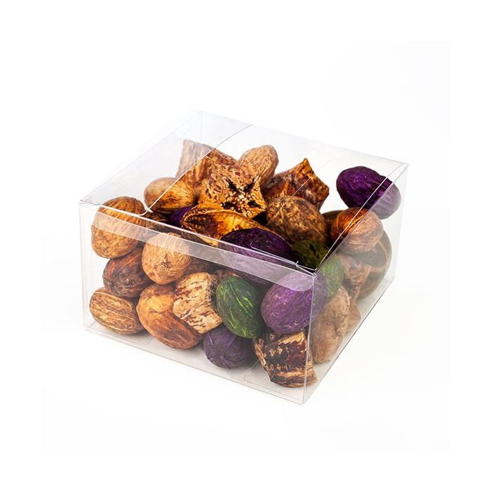 Boîtier cadeau à transparence cristalline 12.7 x 12.7 x 7.6cm (50 Pièces) [VB307]