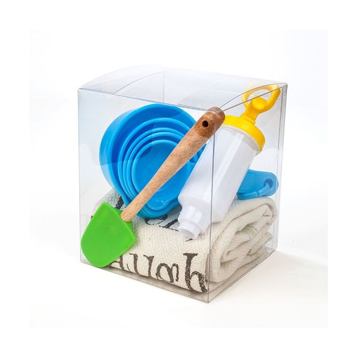 Boîtier cadeau à transparence cristalline 12.7 x 12.7 x 15.2cm (50 Pièces) [VB309]