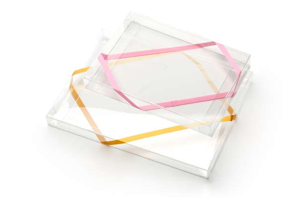 Ruban élastique de décoration Vinyle Stretch à dérouler transparent 50.8cm (50 Pièces) [20CVL]