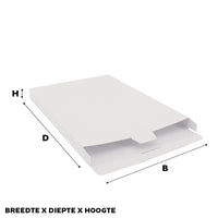 Shipping cartons 24x35x2,9cm White (50 pcs)