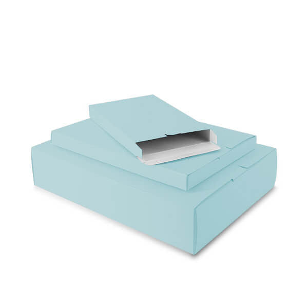 Carton pour Colis 30,5 x 42 x 9 cm Bleu clair (50 pcs) [FP-VPD026]