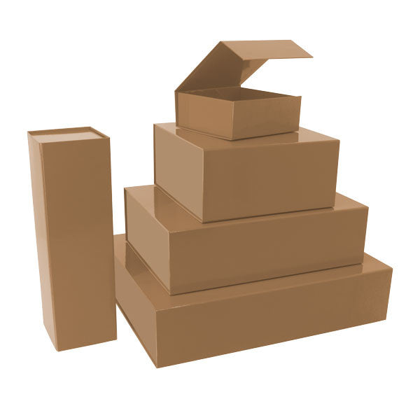 Magnet boxes 14x14,5x5,7cm Brown (25 pcs)