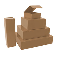 Magnet boxes 22x16,5x3cm Brown (25 pcs)