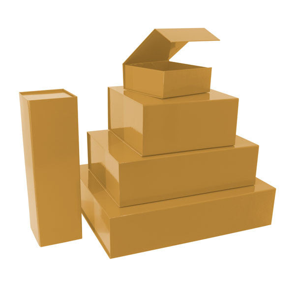 Magnet boxes 14x14,5x5,7cm Gold (25 pcs)