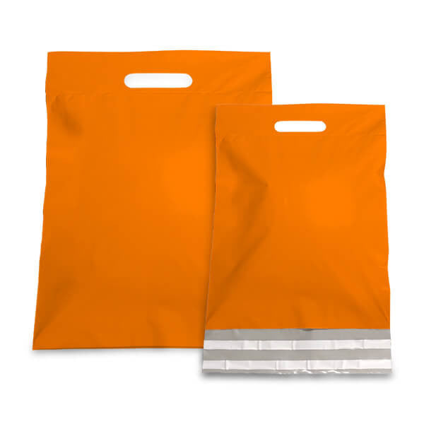 Enveloppe plastique 30 x 40 + 7 cm Orange (250 pcs) [FP-VZQ031]