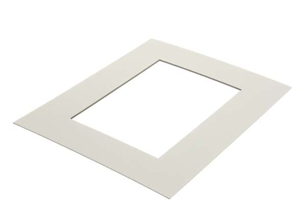 Passe partout Blanc/Noir 19 x 24cm pour le découpage intérieur. 27.9 x 35.6cm (10 Pièces) [MS20200]