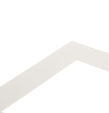 Passe partout Blanc éclatant 8 x 10.5cm pour le découpage intérieur. 27.9 x 35.6cm (25 Pièces) [MS30028]