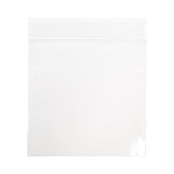 Sachet zip à transparence cristalline 75 microns 10,2x10,2cm (100 pièces) [Z3C44]