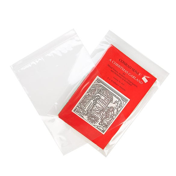 Sachet zip à transparence cristalline 75 microns 22,9x30,5cm (100 pièces) [Z3C912]