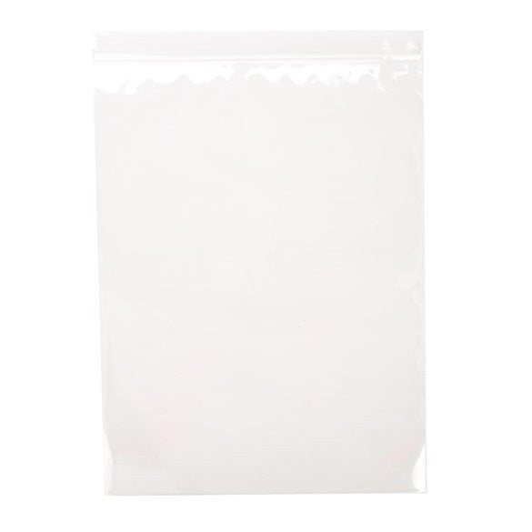 Sachet zip à transparence cristalline 75 microns 22,9x30,5cm (100 pièces) [Z3C912]