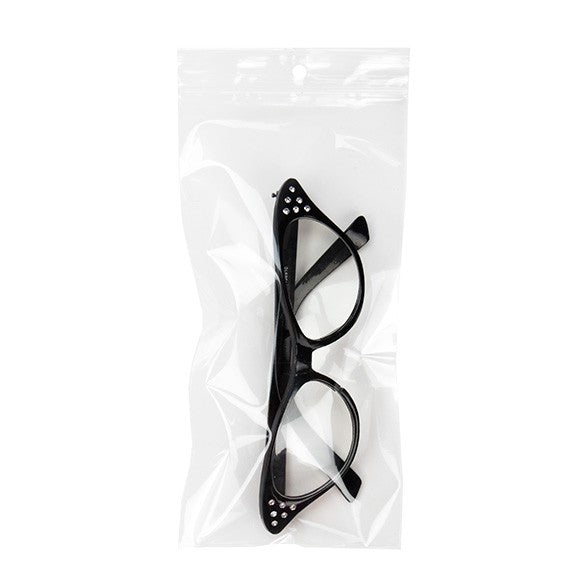 Sachet zip à transparence cristalline 75 microns avec trou pour suspension 12,7x20,3cm (100 pièces) [Z3R48]