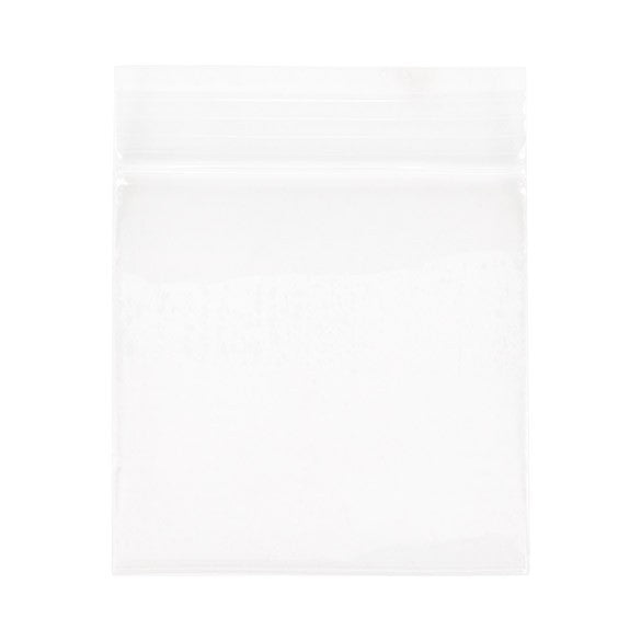 Sachet zip à transparence cristalline 100 microns 5,1x5,1cm (100 pièces) [Z4C22]