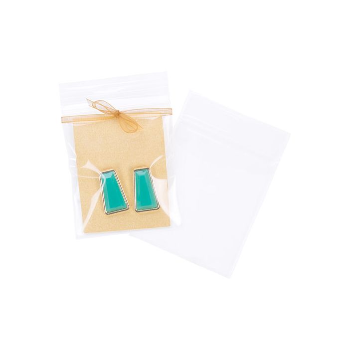Grip Seal Bags 6.5x7.5cm Crystal Clear PP 100 micron