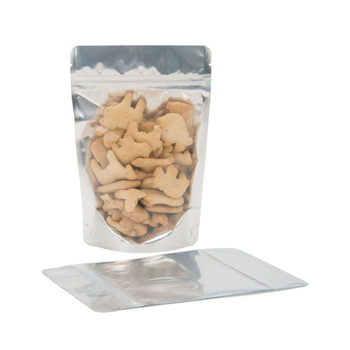 Doypack avec dos Noir 13x8x20.5cm | 113g (100 pièces) [ZBGB3]