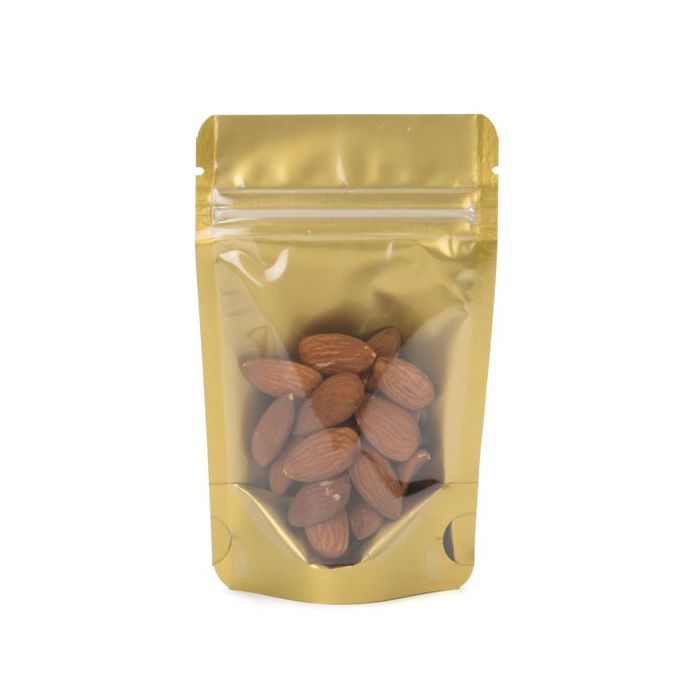 Doypack avec dos Or 17x9x28,5cm | 340g (100 pièces) [ZBGGC4]