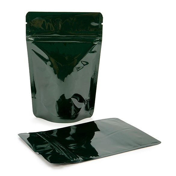 Doypack Vert chasseur 10.2x6x15.2cm | 57g (100 pièces) [ZBGM2HG]