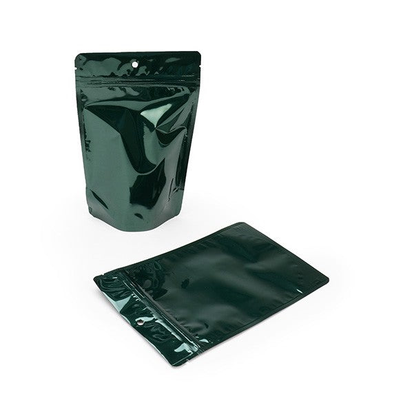 Doypack Vert chasseur 13x7.9x20.6cm (100 pièces) [ZBGM3HG]