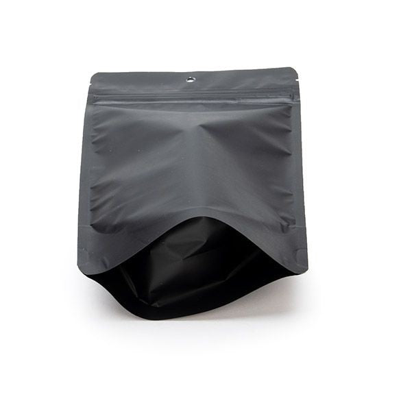 Doypack Noir mat 13x7.9x20.6cm | 113g Trou Suspension Rond (100 pièces) [ZBGM3MBH]