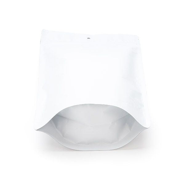 Doypack Blanc Mat 17x9x28.5cm | 340g Trou Suspension Rond (100 pièces) [ZBGM4MWH]