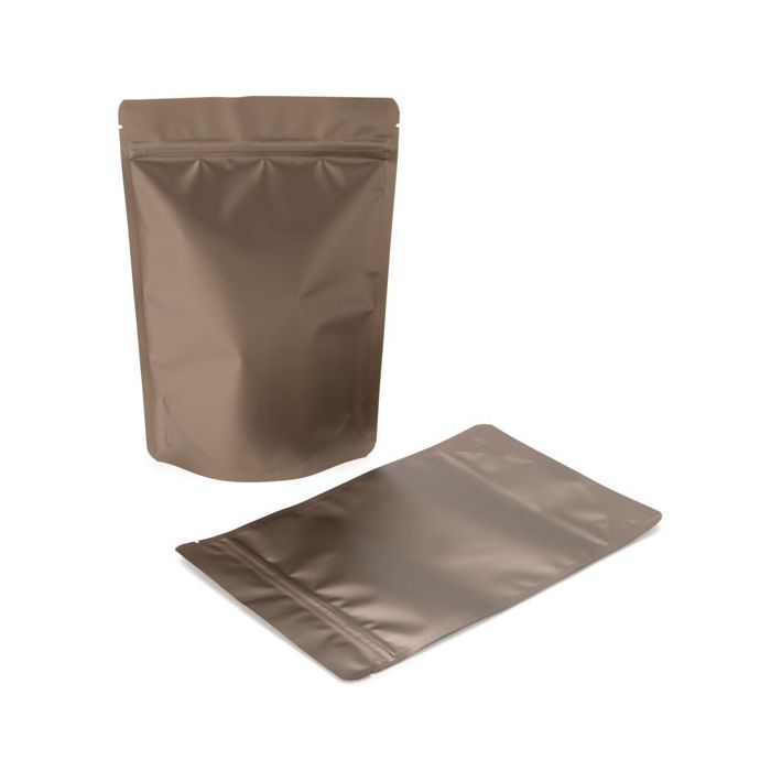 Doypack Bronze Métallisé, 15x9x23.2cm | 312g (100 pièces) [ZBGM7BZ]