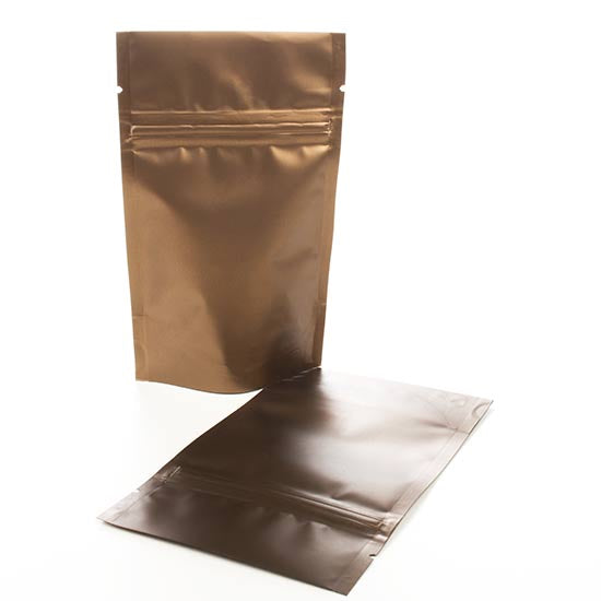Doypack Bronze Métallisé 22.9x12.1x34.3cm | 907g (100 pièces) [ZBGM6BZ]