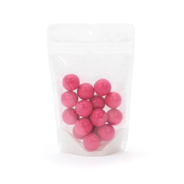 Doypack papier de riz Blanc 11.9x7.6x18.4cm (114 g) (100 pièces) [ZBGR46WC]