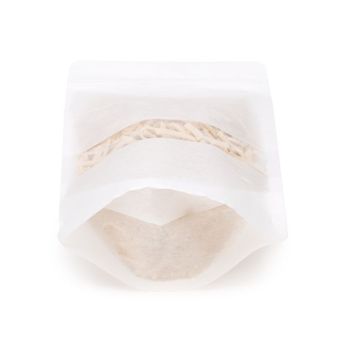 Doypack Papier de riz Blanc 17x9x28.5cm | 340g (100 pièces) [ZBGR4W]