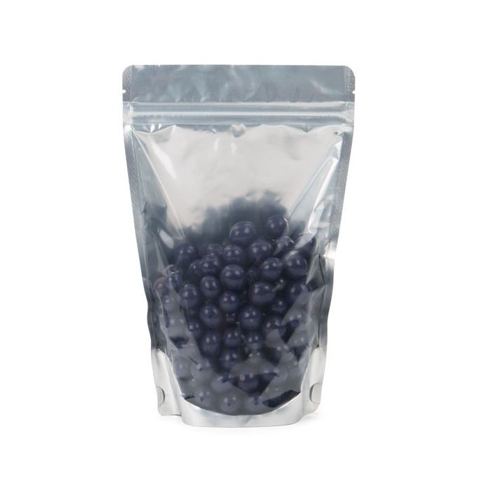 Doypack avec dos Argent 15x9x23.2cm | 312g (100 pièces) [ZBGS7]