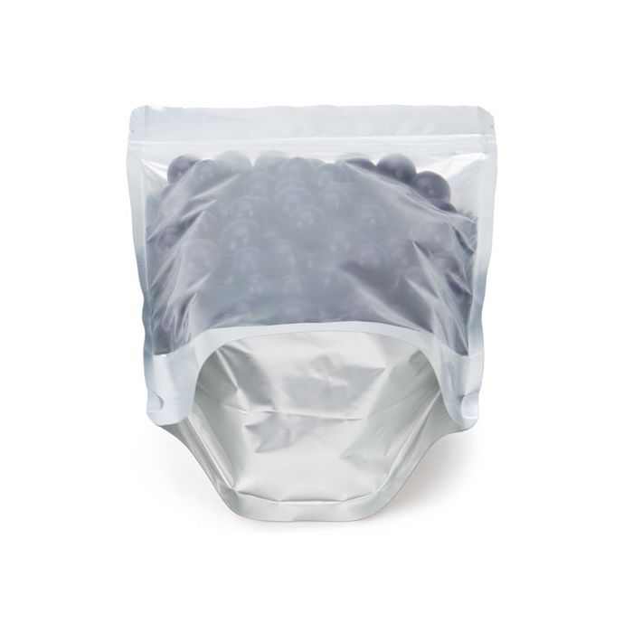 Doypack avec dos Argent 15x9x23.2cm | 312g (100 pièces) [ZBGS7]