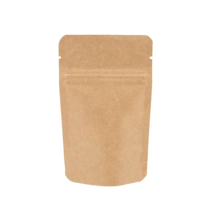 Doypack Kraft 10.2x6x15.2cm | 57g (100 pièces) [ZBGSK2]