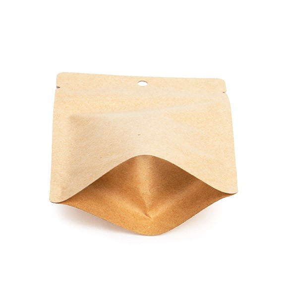 Doypack en Kraft 10,2x6x15,2cm Trou de suspension (100 pièces) [ZBGSK2H]