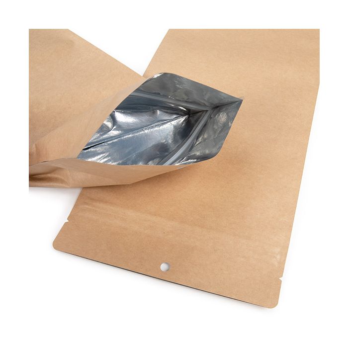 Doypack Kraft 14x6x38,1cm (100 pièces) [ZBGSK2N]