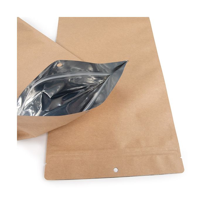 Doypack Kraft 17,8x6x43,2cm (100 pièces) [ZBGSK3N]