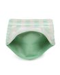 Doypack Transparent/Verte Pastel Plaid 13x7,9x20,6cm (25 pièces) [ZBGSW3GR]